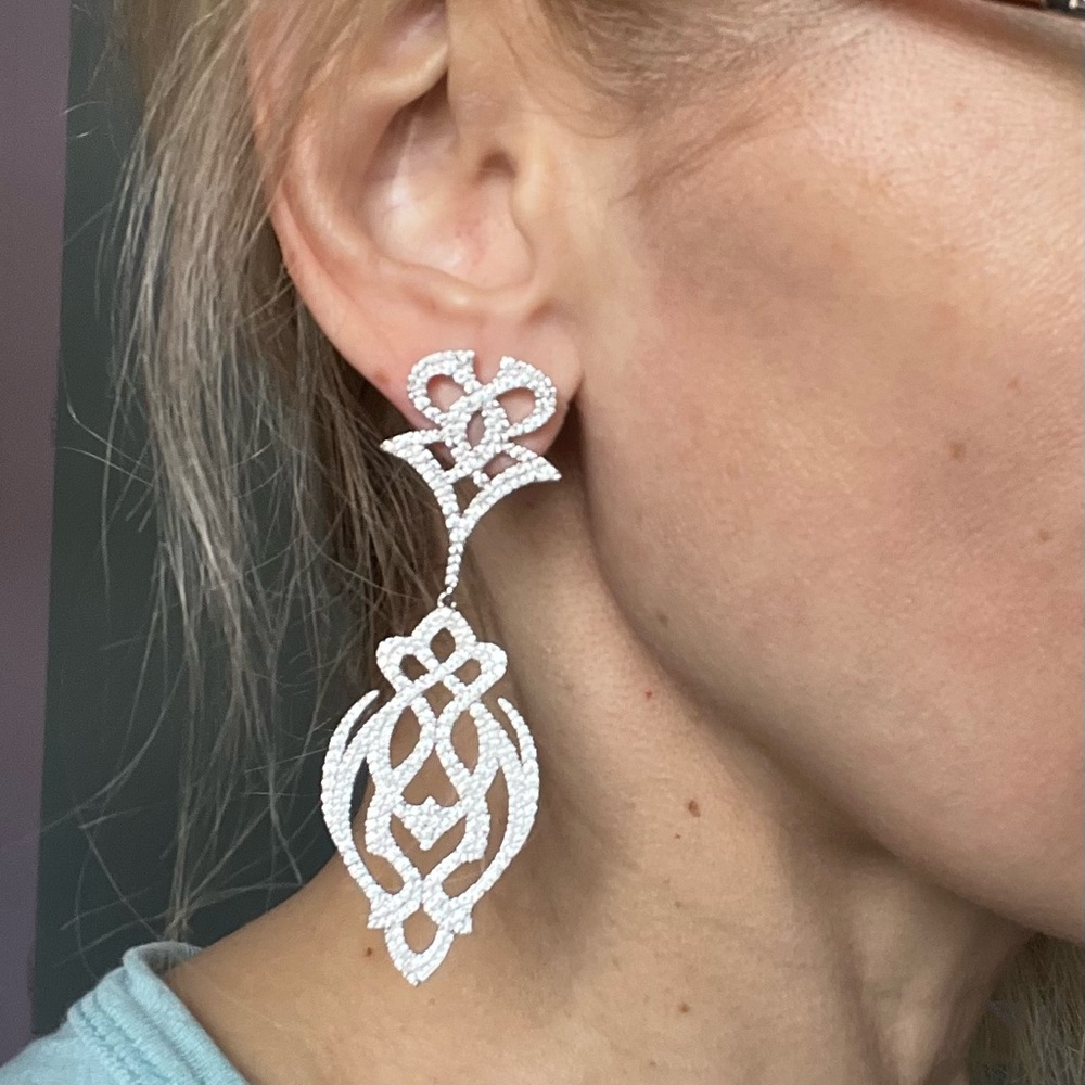 APM MONACO earrings, sterling silver